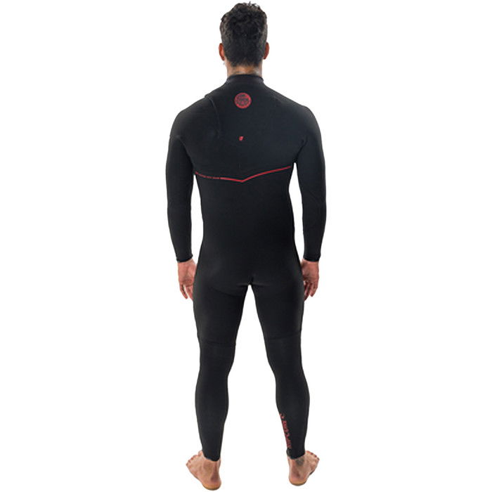 2024 Rip Curl Mens Flashbomb Fusion 5/3mm Zip Free Wetsuit 163MFS - Black